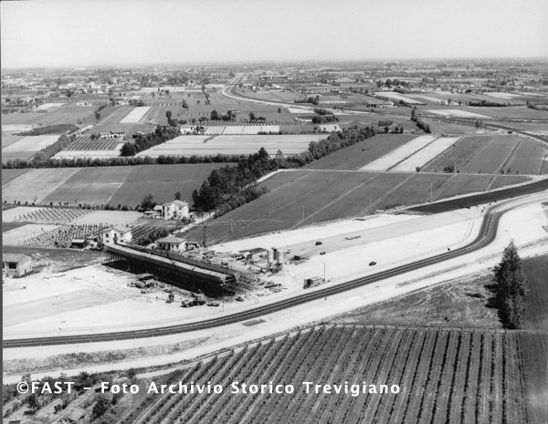 Mogliano Veneto, l'uscita autostradale dell'A27 in fase di costruzione